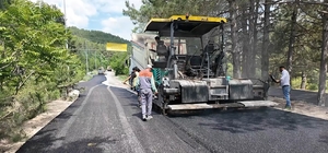 Gölcük Tabiat Parkı ile Dere Mahallesi arasındaki yol asfaltlanıyor