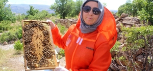 Kanserle mücadelesinde faydalı olduğunu öğrendiği arıcılık Zehra'nın mesleğ...