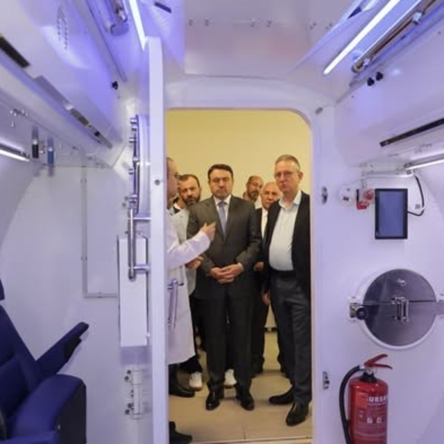 Kütahya'da hiperbarik oksijen tedavisi dönemi başladı