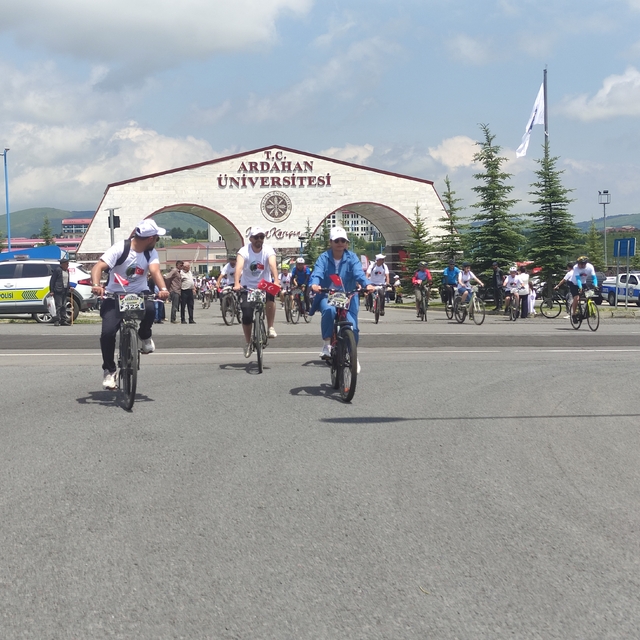 Ardahan'da bisiklet festivali başladı