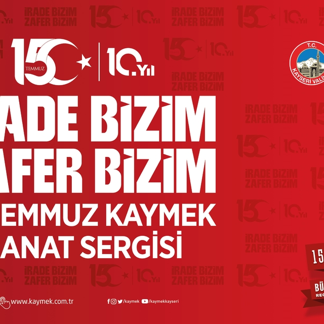 KAYMEK'ten 15 Temmuz ruhunu sanatla yaşatacak anlamlı sergi