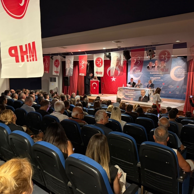 MHP Datça'da genel kurul heyecanı yaşandı