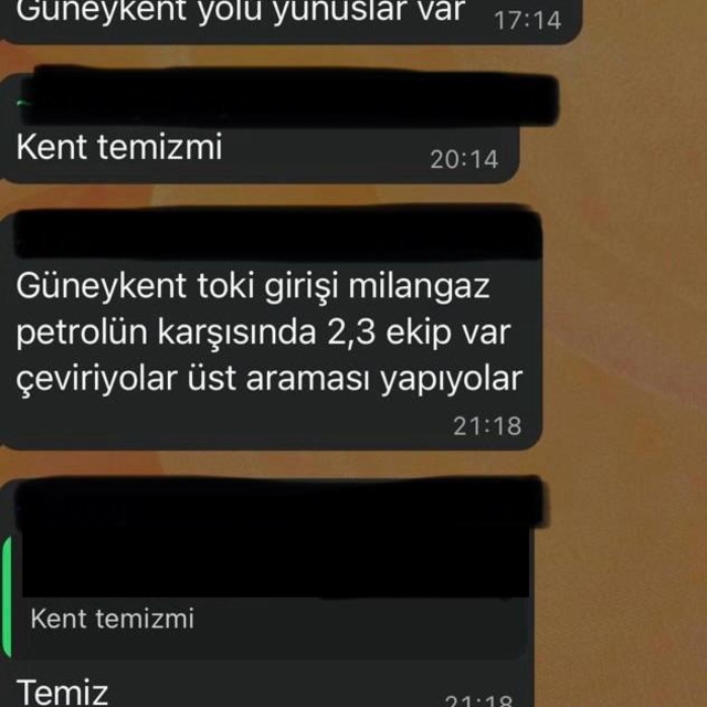 Kırşehir'de asayiş uygulama noktalarını paylaşan Whatsapp gruplarına operas...