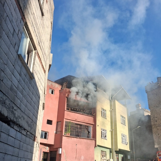 Siirt'te ev yangını