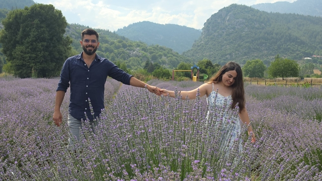 Adana'nın lavanta bahçeleri çekim platosuna dönüştü