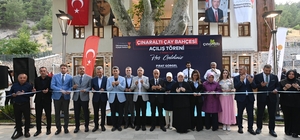 Kahramanmaraş Büyükşehir Belediyesi Çınaraltı Çay Bahçesi açıldı