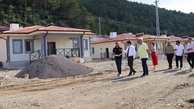 Işıklı Mahallesi'ndeki kırsal afet konutlarında sona gelindi