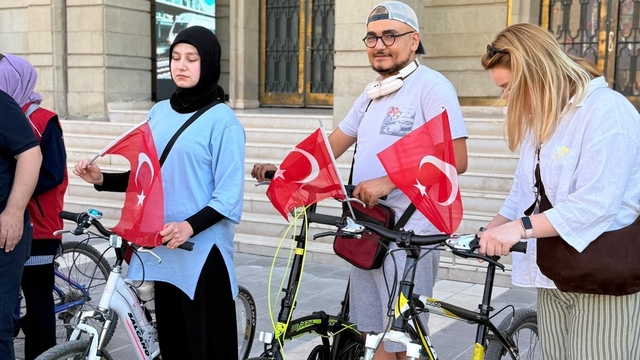15 Temmuz Demokrasi ve Millî Birlik Günü etkinlikleri kapsamında anlamlı bisiklet turu