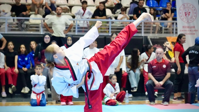 Balıkesır'de 15 Temmuz ruhu ile taekwondo poomsae heyecanı başladı