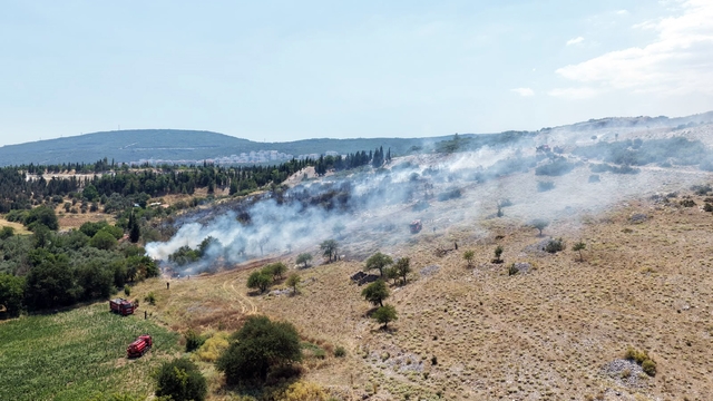 Menteşe'deki makilik yangını kontrol altına alındı