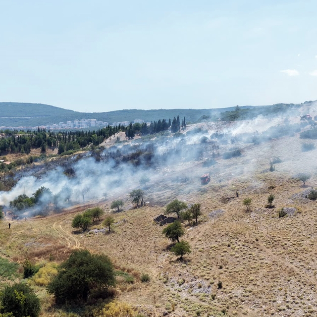 Menteşe'deki makilik yangını kontrol altına alındı
