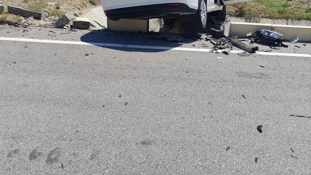 Isparta'da trafik kazası ucuz atlatıldı