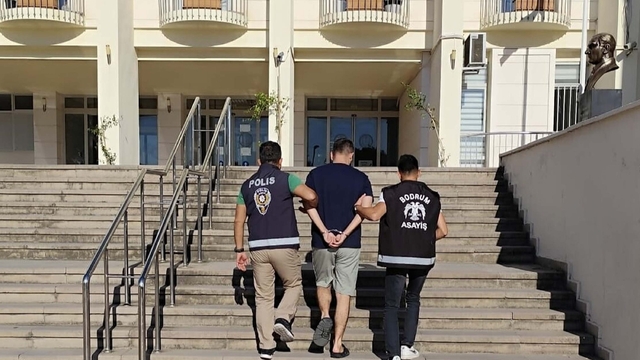 Bodrum'da firari hükümlü, saklandığı adreste yakalandı