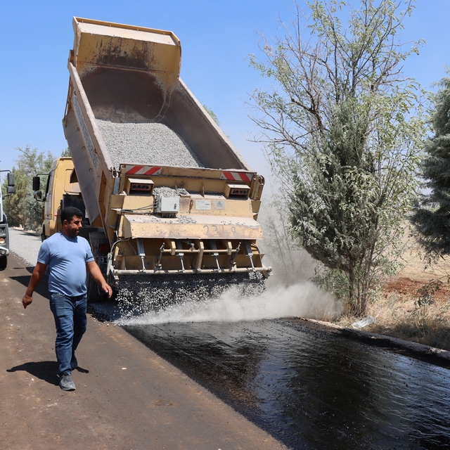 Viranşehir'de 9 kilometrelik grup yolu yenilendi