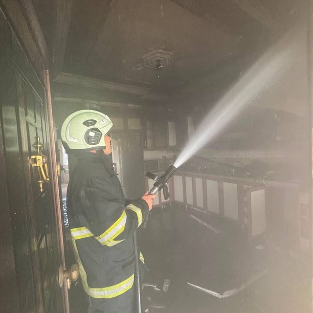 Arsuz'da ev yangını