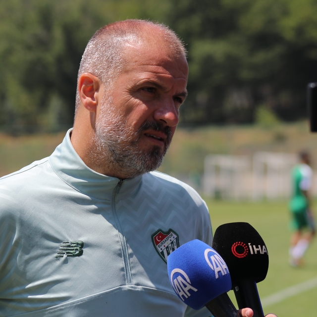 Bursaspor Teknik Direktörü Mustafa Er: "Hedefimiz Süper Lig'e çıkmak"
