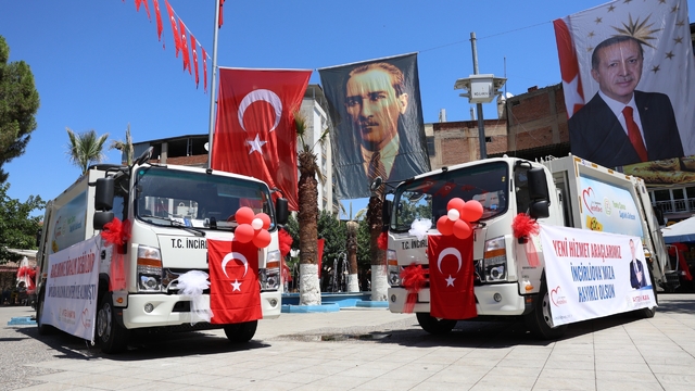 Başkan Kaya'dan İncirliova'ya son üç yılda 23 yeni araç