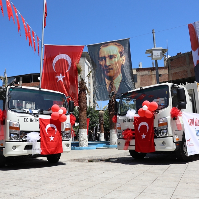 Başkan Kaya'dan İncirliova'ya son üç yılda 23 yeni araç