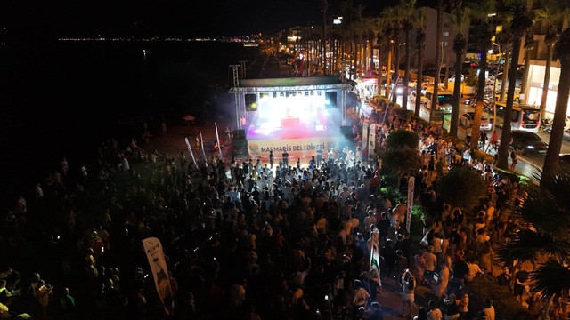Marmaris, hafta sonu müziğe doydu