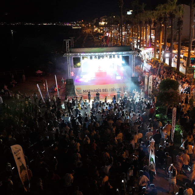 Marmaris, hafta sonu müziğe doydu
