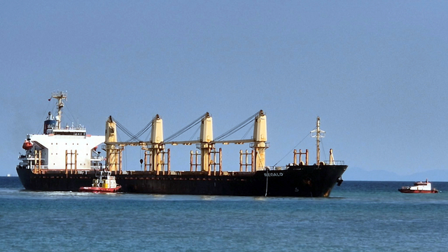 Tekirdağ açıklarında kuru yük gemisi karaya oturdu