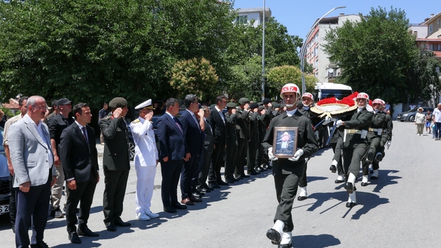 Gelibolu'da Kore gazisi son yolculuğuna uğurlandı