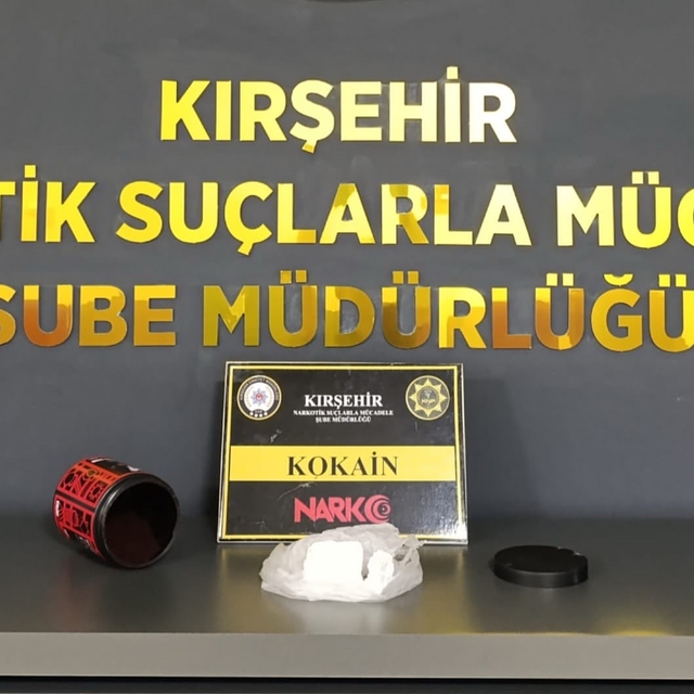 Kırşehir'de uyuşturucu operasyonu