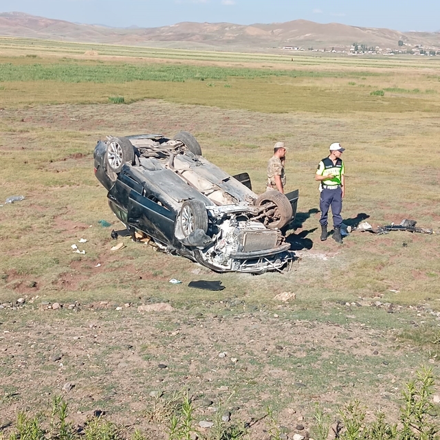 Eski belediye başkanının kullandığı araç takla attı: 4 yaralı