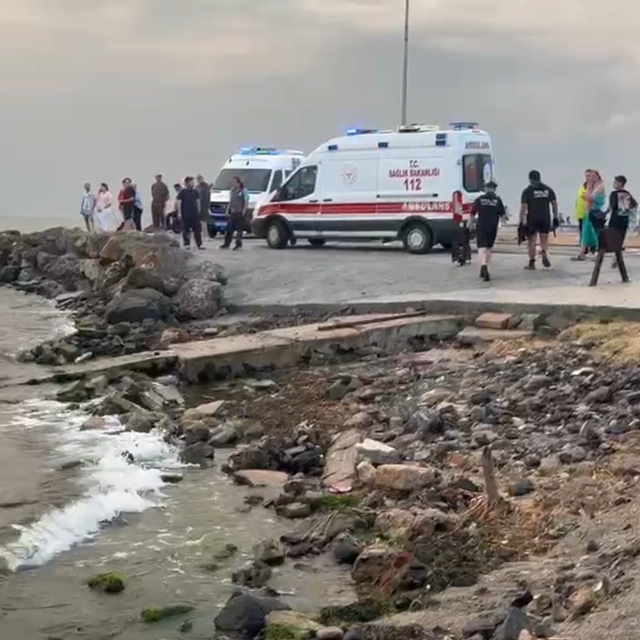 Tekirdağ'da denizde bir kişinin kaybolduğu ihbarı ekipleri seferber etti