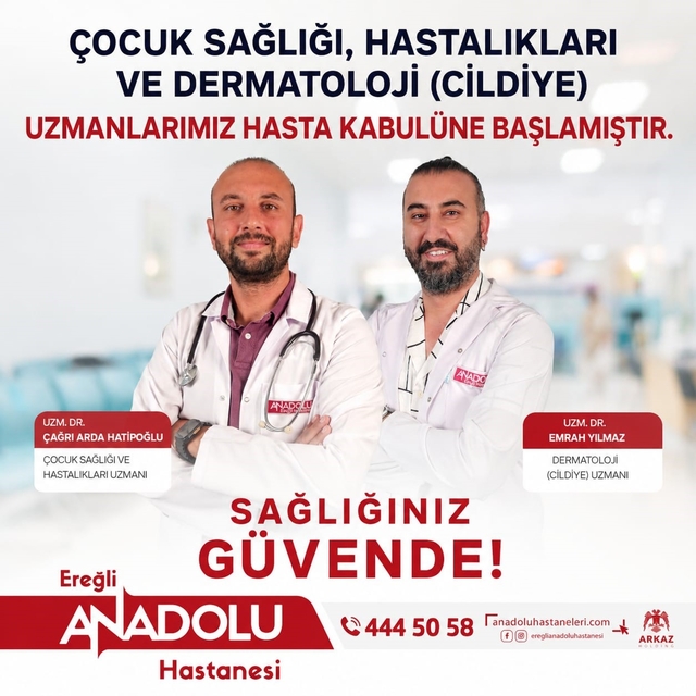 Karadeniz Ereğli'de hekim kadrosu güçleniyor