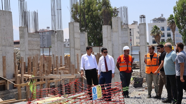 Arsuz'da anaokulu inşaatlarında çalışmalar sürüyor