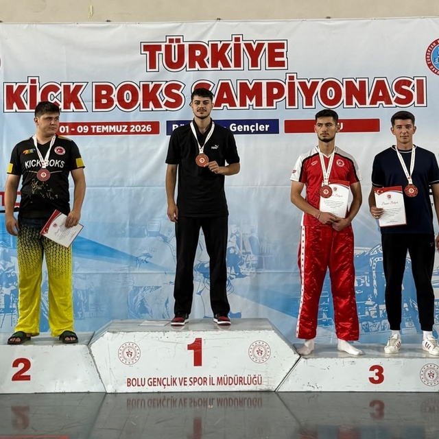 Vanlı sporcu Alim Yönten Türkiye şampiyonu oldu