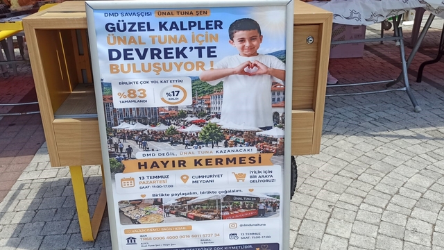 Devrekliler küçük Ünal için tek yürek oldular