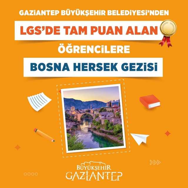 Fatma Şahin'den LGS şampiyonlarına tam altın ödülü