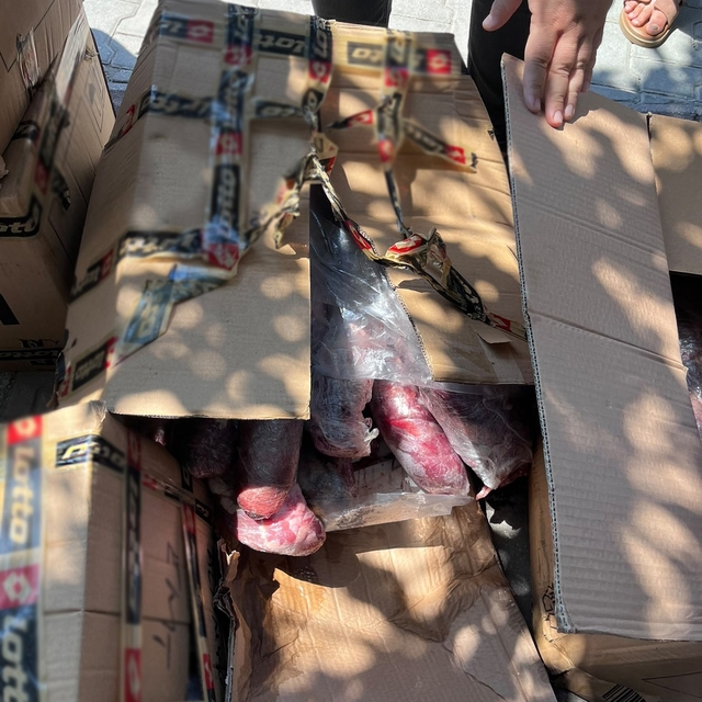 Halk sağlığını tehdit eden 300 kilogram et imha edildi