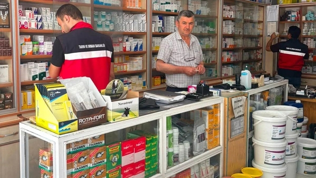 Simav'da veteriner hekim klinikleri denetlendi