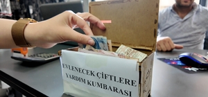 Rize'de esnaftan yeni evlenecek çiftlere "Kumbara" desteği