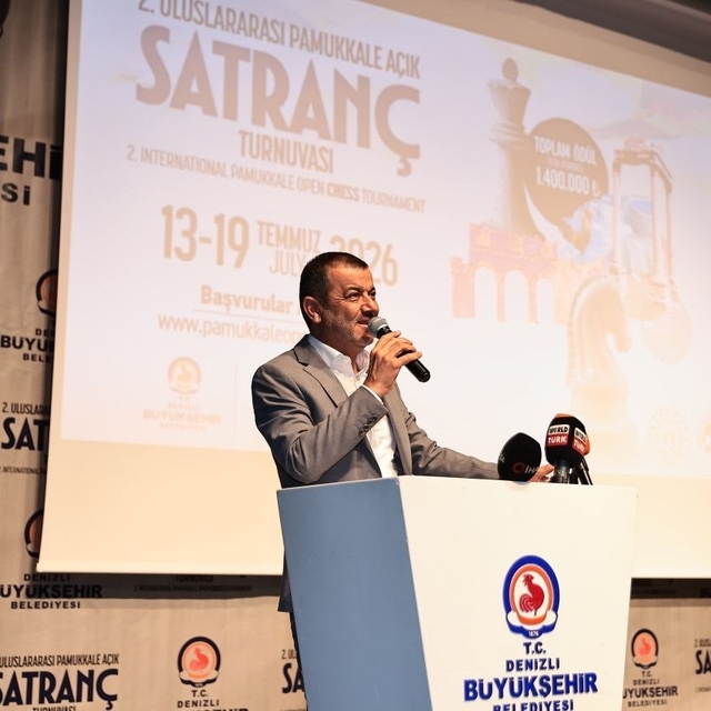 2. Uluslararası Pamukkale Açık Satranç Turnuvası başladı