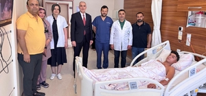 Adıyaman'da "Kunduracı Göğsü"ne kapalı yöntemle başarılı müdahale