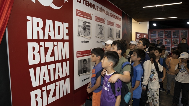 Sivas'ta 15 Temmuz Anı Merkezine yoğun ilgi