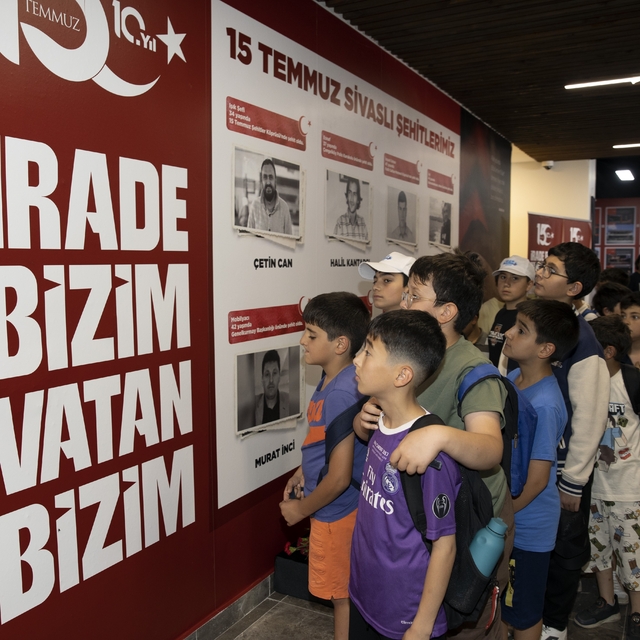 Sivas'ta 15 Temmuz Anı Merkezine yoğun ilgi