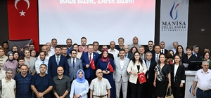 Manisa CBÜ'de 15 Temmuz anma programı gerçekleştirildi