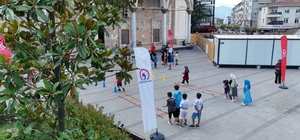 Kur'an kursu öğrencileri sporla buluştu