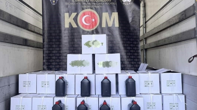 Niğde'de bin litre etil alkol ele geçirildi