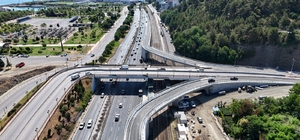 Samsun'da iki önemli bağlantı yolu trafiğe açıldı
