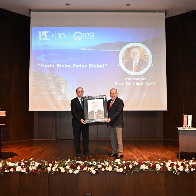 KTÜ'de "İrade Bizim, Zafer Bizim" Konferansı