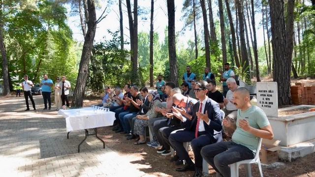 Köyceğiz'de şehitler için duada bulunuldu