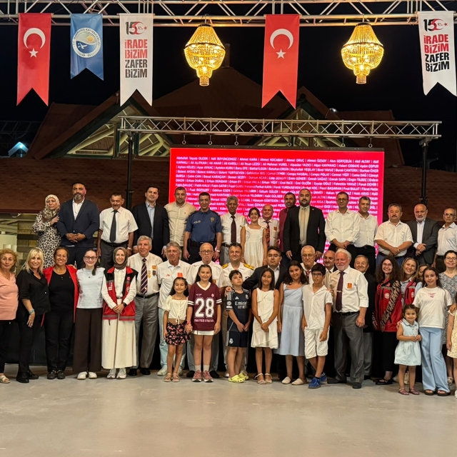 Marmaris'te 15 Temmuz Demokrasi Şehitlerini Anma Daveti düzenlendi