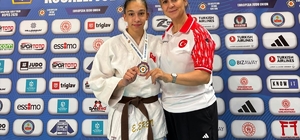 Düzceli judocu Erva Eren Avrupa üçüncüsü oldu