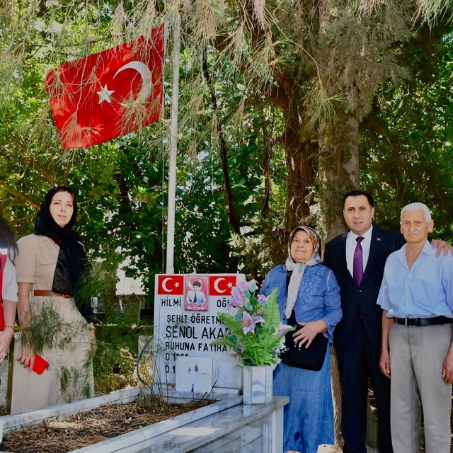 Aydın'da şehit öğretmenin ailesine anlamlı vefa